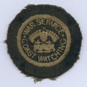 War Service Coast Watchin Badge